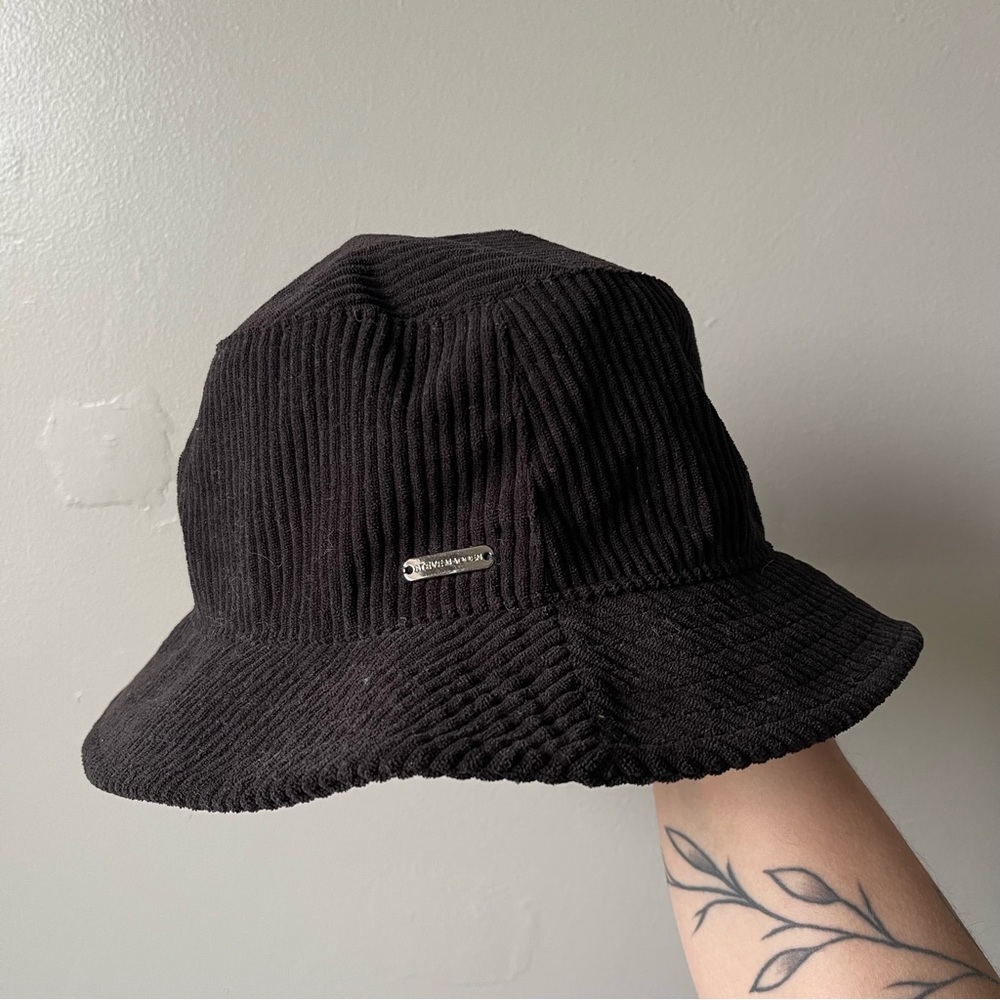 Steve Madden Black Bucket Hat